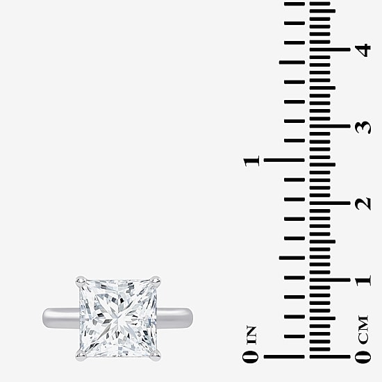 (G-H / Vs2-Si1) Womens 3 1/5 Ct. T.W. Lab Grown White Diamond 14K Gold Solitaire Engagement Ring