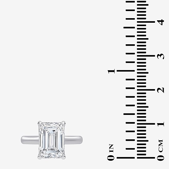 (G-H / Vs2-Si1) Womens 3 1/5 Ct. T.W. Lab Grown White Diamond 14K Gold Solitaire Engagement Ring