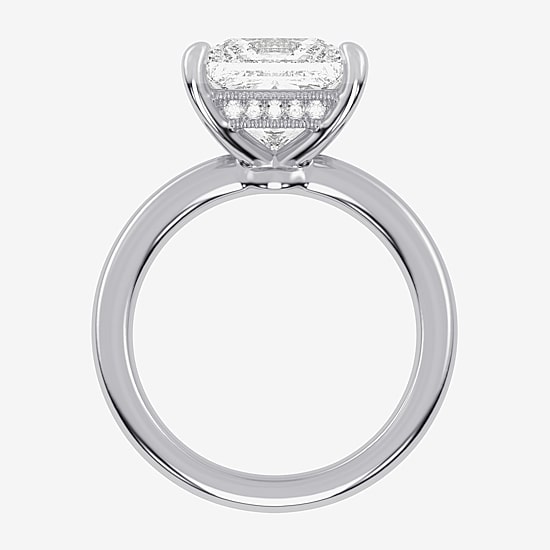 (G-H / Vs2-Si1) Womens 3 CT. T.W. Lab Grown White Diamond 14K Gold Solitaire Engagement Ring