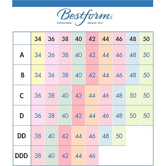 Bestform Tank Style Cotton Comfort Bra 3pk - 5009012PP