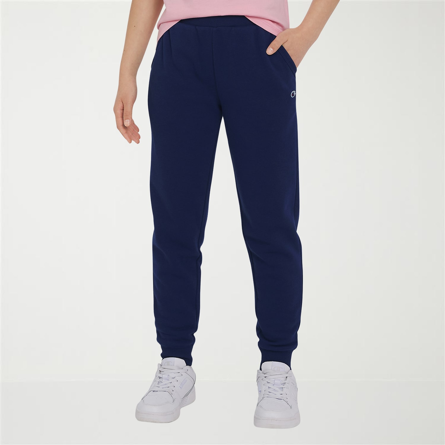 Champion Big Kid Girls Cuffed Mid Rise Regular Fit Fleece Jogger Pant
