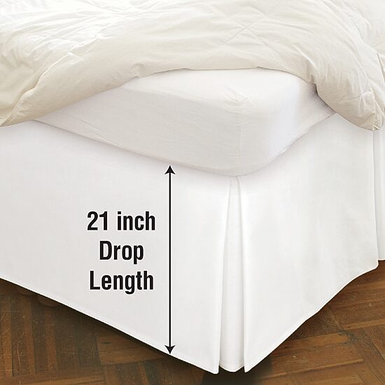 Space Maker Underbed Storage 21" Drop Tailored Bedskirt