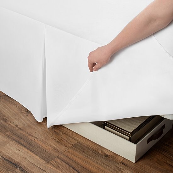 Space Maker Underbed Storage 21" Drop Tailored Bedskirt