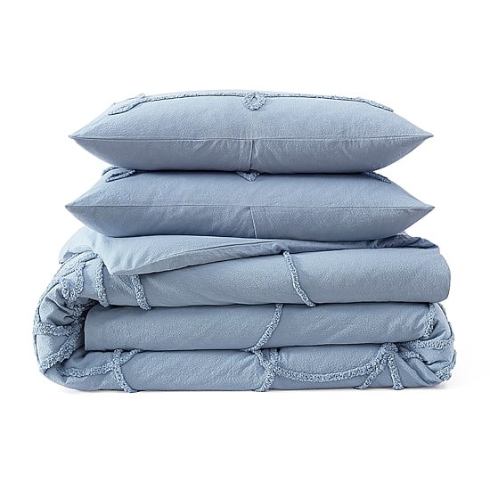 Peri Home Retro Scroll Duvet Sets