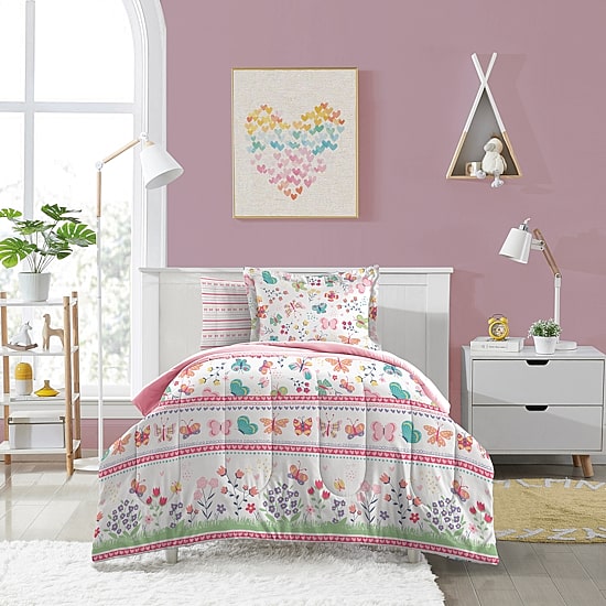 Dream Factory Butterfly Garden Comforter Sets
