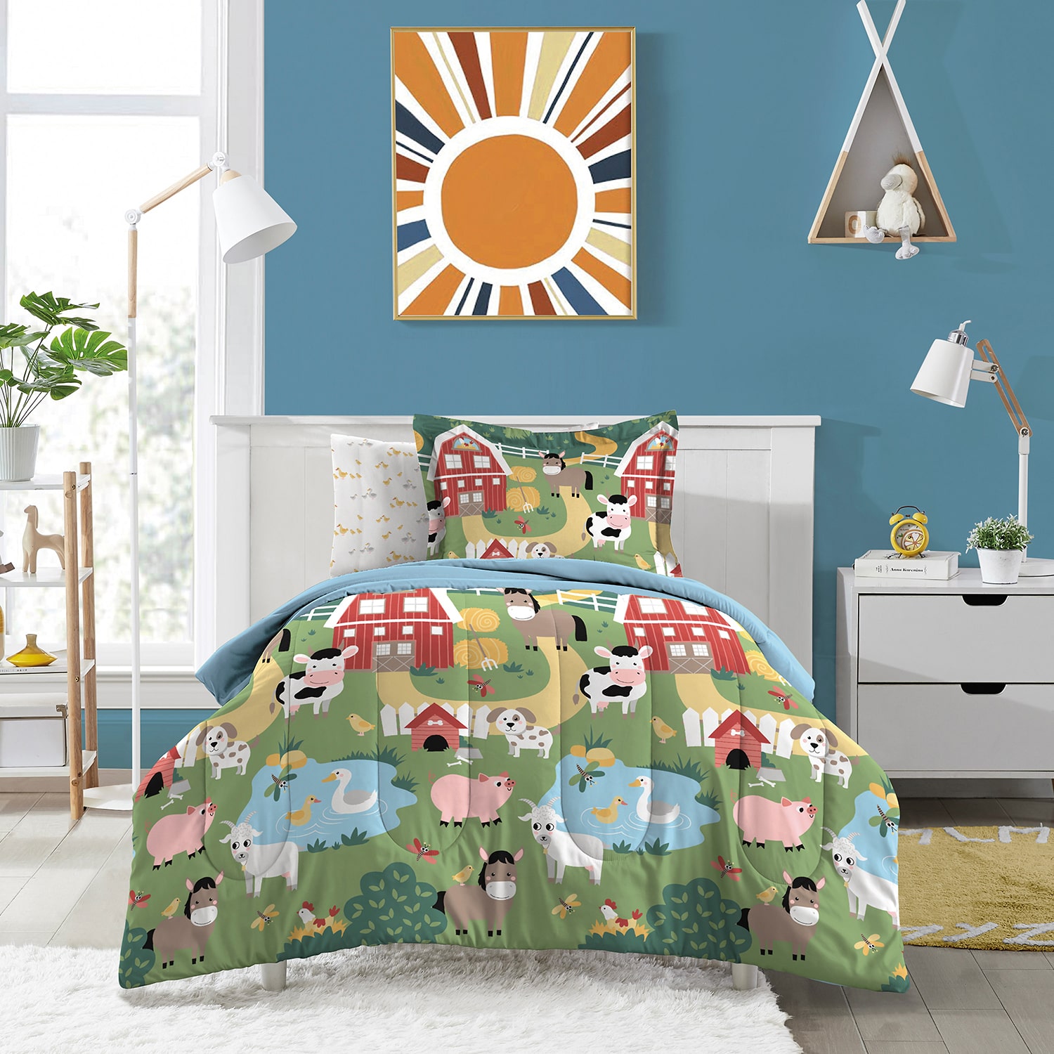 Dream Factory Barnyard Animals Comforter Sets