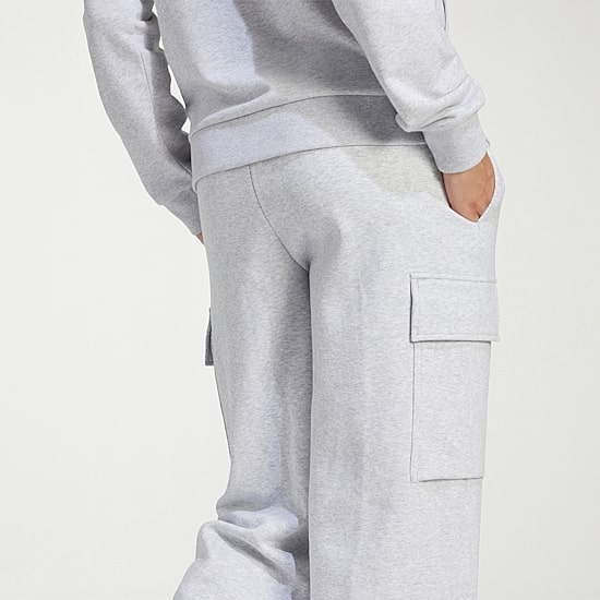 adidas Womens Straight High Rise Slim Fit Fleece Sweatpant