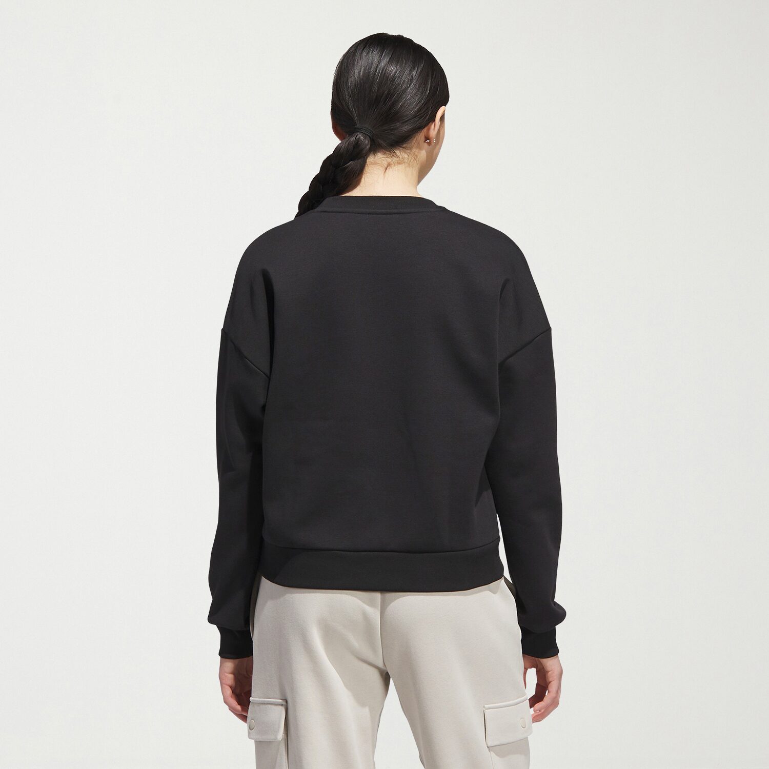 adidas Womens Crew Neck Long Sleeve Sweatshirt