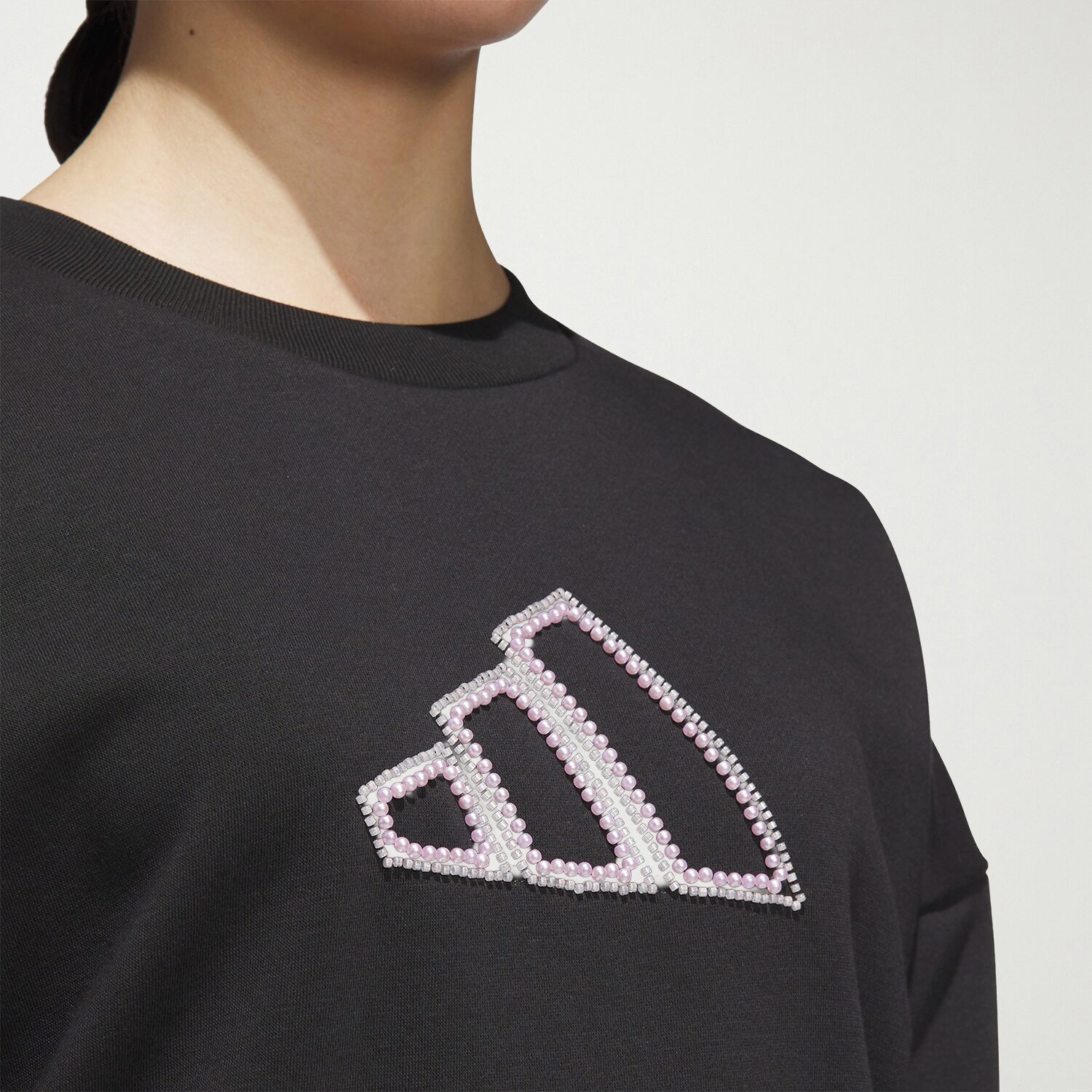 adidas Womens Crew Neck Long Sleeve Sweatshirt