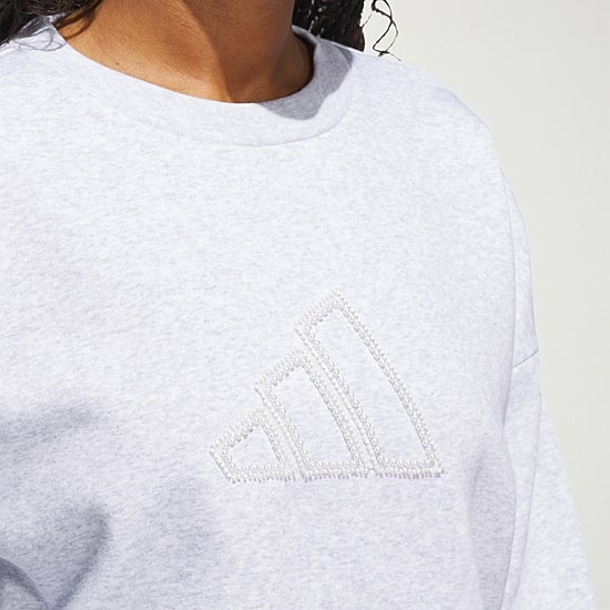 adidas Womens Crew Neck Long Sleeve Sweatshirt