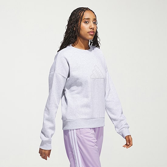 adidas Womens Crew Neck Long Sleeve Sweatshirt