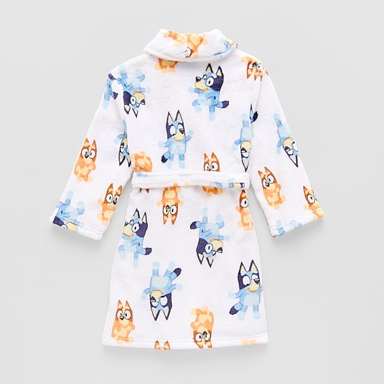 Toddler Girls Knee Length Bluey Long Sleeve Robe
