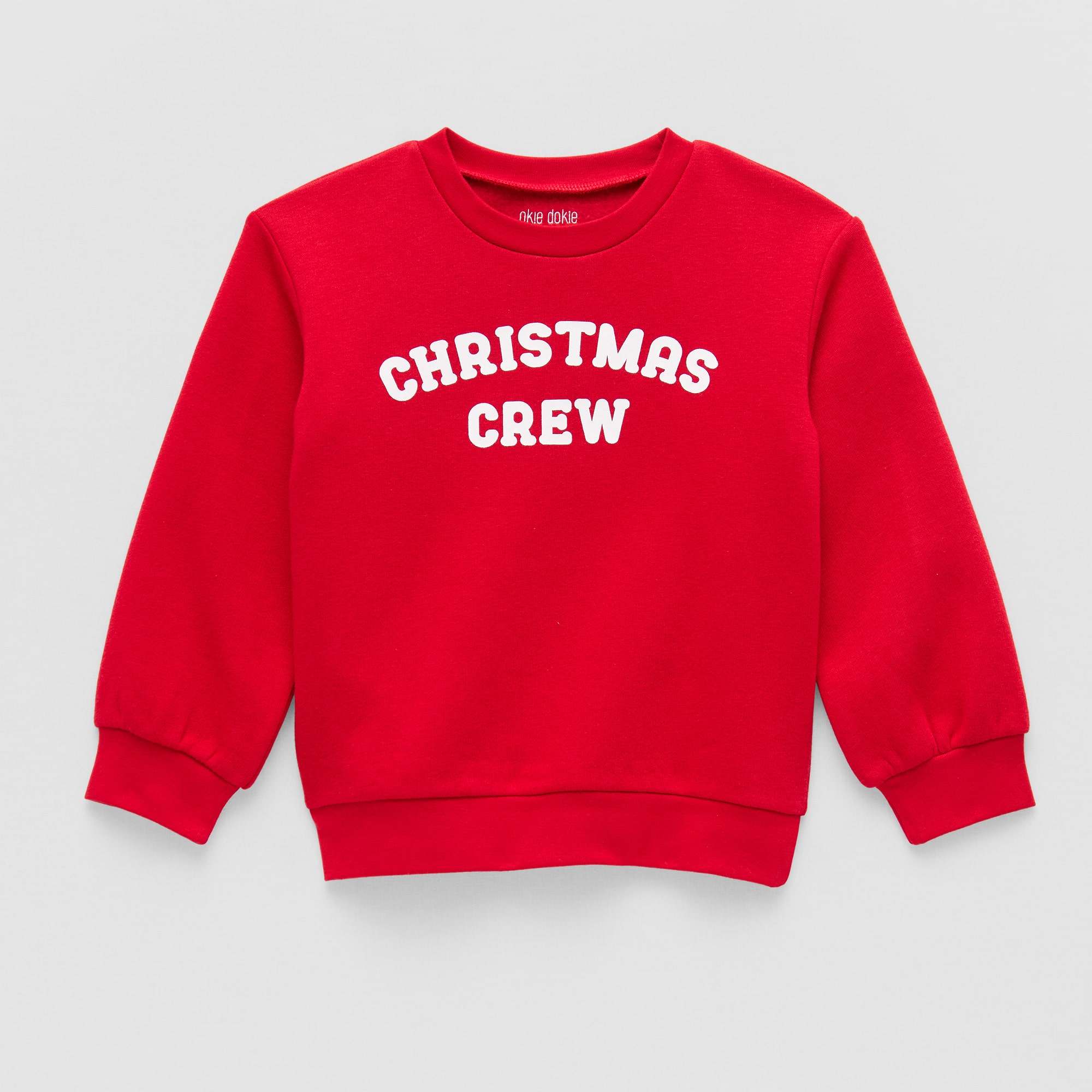 Okie Dokie Toddler & Little Unisex Crew Neck Fleece Long Sleeve Sweatshirt