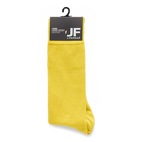 J. Ferrar Dress Mens Crew Socks