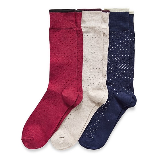 Stafford Super Soft Lux Mens 3 Pair Crew Socks