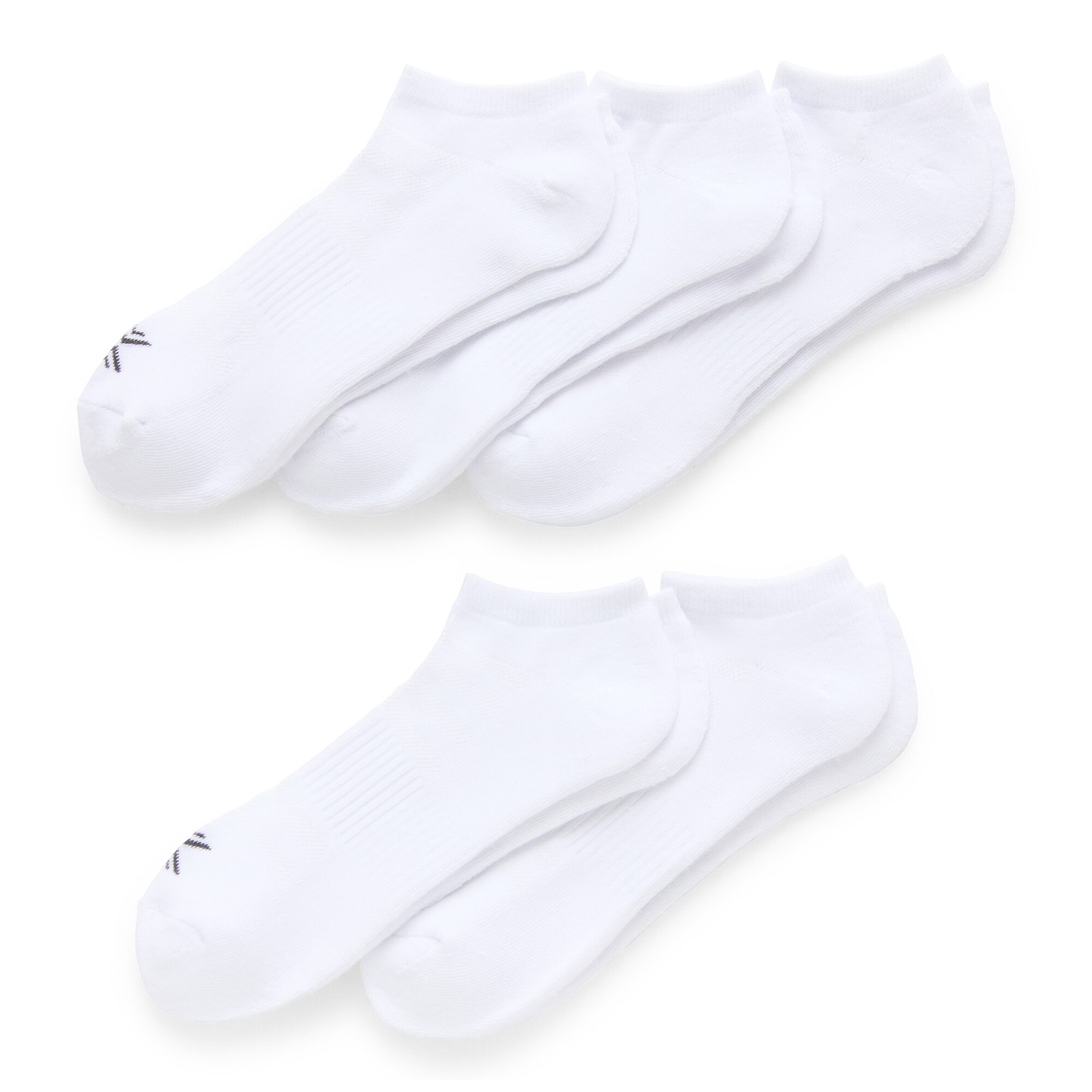 Xersion Running Mens Multi-Pack 5 Pair Low Cut Socks