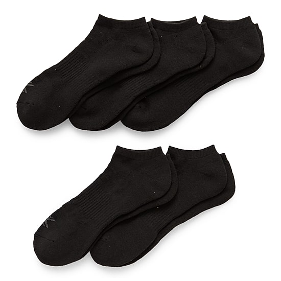 Xersion Running Mens Multi-Pack 5 Pair Low Cut Socks
