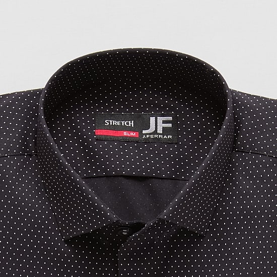 ferrar dress shirt J. Ferrar Trutemp365 Men's Slim Fit Wrinkle Free Long Sleeve Dress Shirt | Black | Regular 14-14.5 | Shirts + Tops Dress Shirts | Wrinkle Free