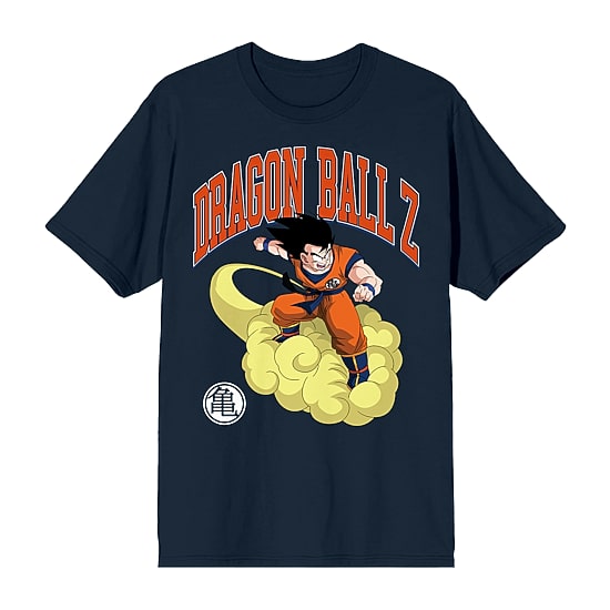 Mens Crew Neck Short Sleeve Regular Fit Dragon Ball Z Graphic T-Shirt