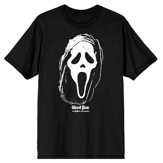 Ghostface Mens Crew Neck Short Sleeve Regular Fit Graphic T-Shirt