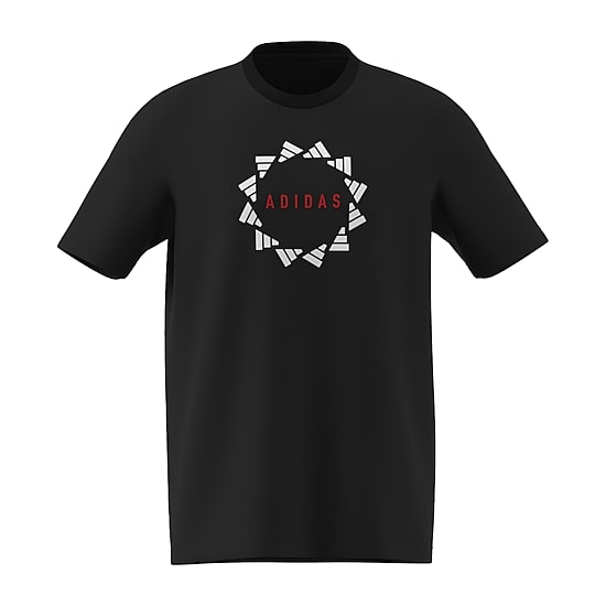 adidas Mens Crew Neck Short Sleeve Regular Fit Graphic T-Shirt