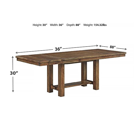 Signature Design by Ashley® Kavarna Rectangular Wood-Top Dining Table