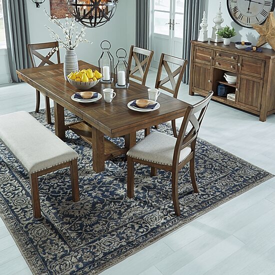 Signature Design by Ashley® Kavarna Rectangular Wood-Top Dining Table