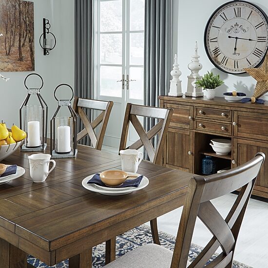 Signature Design by Ashley® Kavarna Rectangular Wood-Top Dining Table