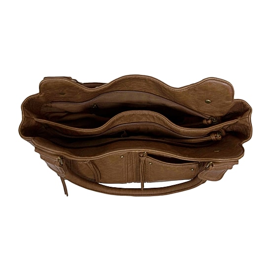 Bueno of California Double Handle Shoulder Bag