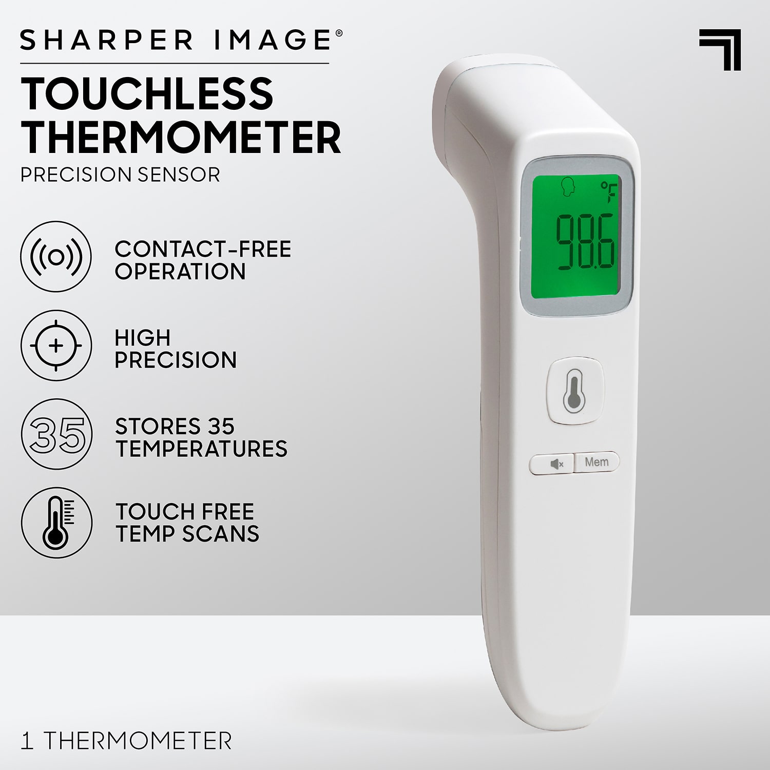 Sharper Image Touchless Thermometer