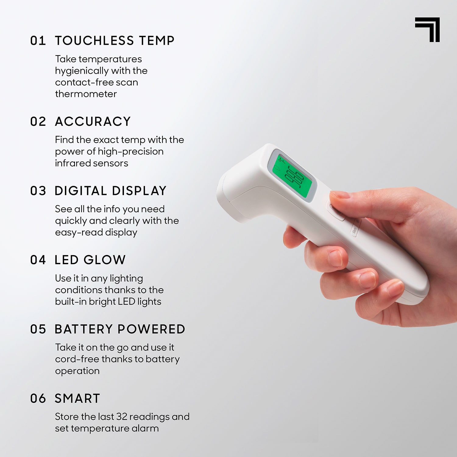Sharper Image Touchless Thermometer