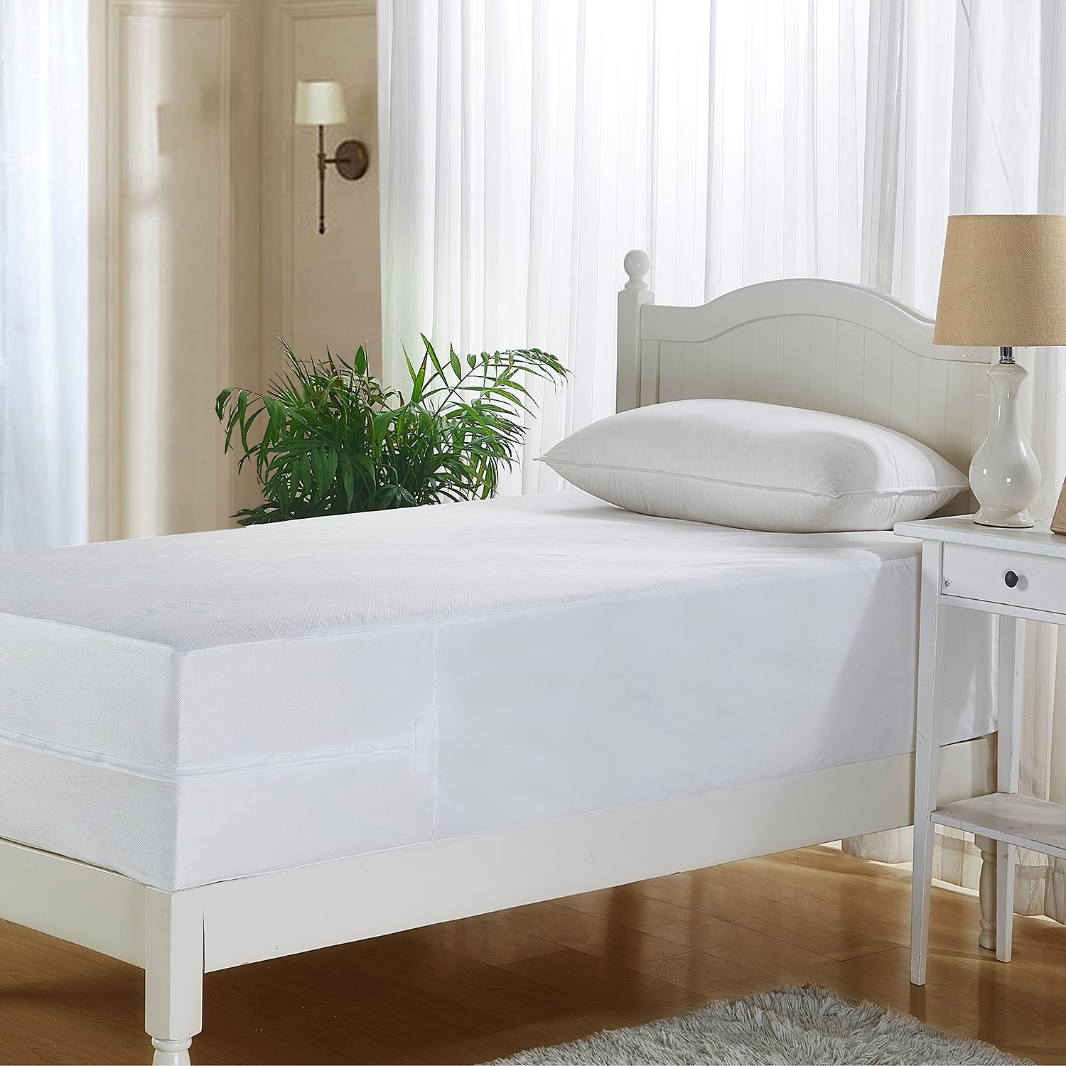 Levinsohn All-In-One Twin XL Mattress Protector With Bonus Pillow Protector