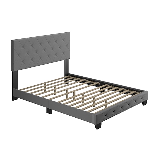 Claire Upholstered Tufted Platform Bed