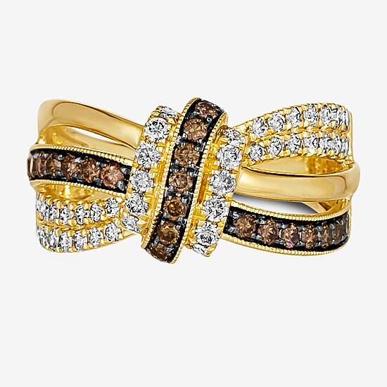 Le Vian® Ring featuring 1/2 CT. Nude Diamonds™ 3/8 CT. Chocolate Diamonds® set in 14K Honey Gold™
