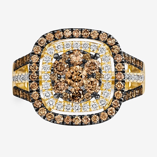 Le Vian® Ring featuring 1 1/6 CT. Chocolate Diamonds® 1/3 CT. Nude Diamonds™ set in 14K Honey Gold™
