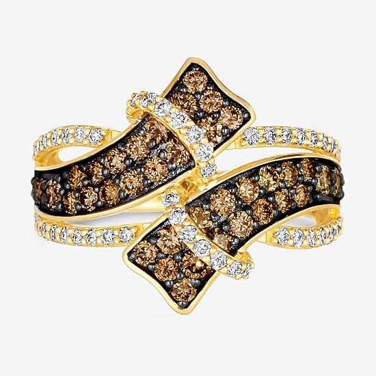 Le Vian® Ring featuring 3/4 CT. Chocolate Diamonds® 1 3/8 CT. Nude Diamonds™ set in 14K Strawberry, Honey, or Vanilla Gold®
