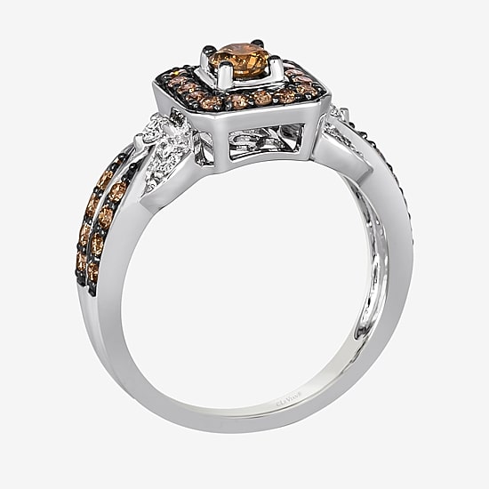 Le Vian® Ring featuring 5/8 CT. Chocolate Diamonds® 1/8 CT. Nude Diamonds™ set in 14K Vanilla, Honey or Strawberry Gold™