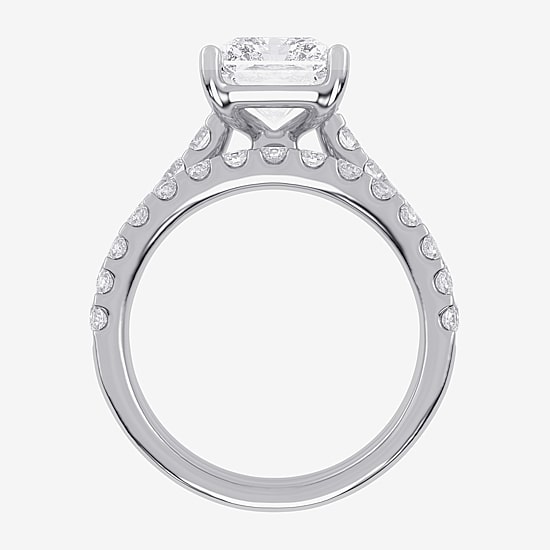 Signature By Modern Bride (G-H / Vs2-Si1) Womens 6 CT. T.W. Lab Grown White Diamond 14K Gold Side Stone Bridal Set
