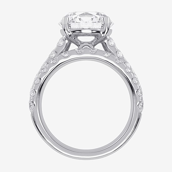 (G-H / Vs2-Si1) Womens 7 Ct.T.W. Lab Grown White Diamond 14K Gold Side Stone Bridal Set