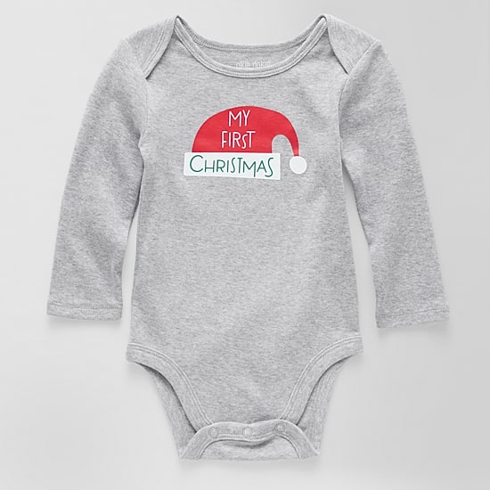 Okie Dokie Baby Unisex Crew Neck Long Sleeve Rib Bodysuit