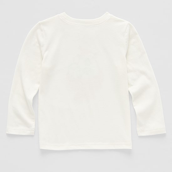 Okie Dokie Toddler & Little Boys Crew Neck Long Sleeve Regular Fit Graphic T-Shirt