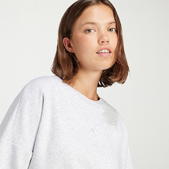 adidas Womens Crew Neck Long Sleeve Sweatshirt