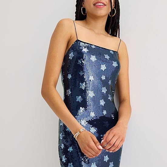 by&by Star Womens Juniors Square Neck Sleeveless Bodycon Dress