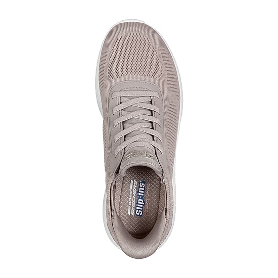 Skechers Bobs Hands Free Slip-Ins Hands Free Bobs Squad Chaos Curent Muse Womens Slip-On Walking Shoes Wide Width