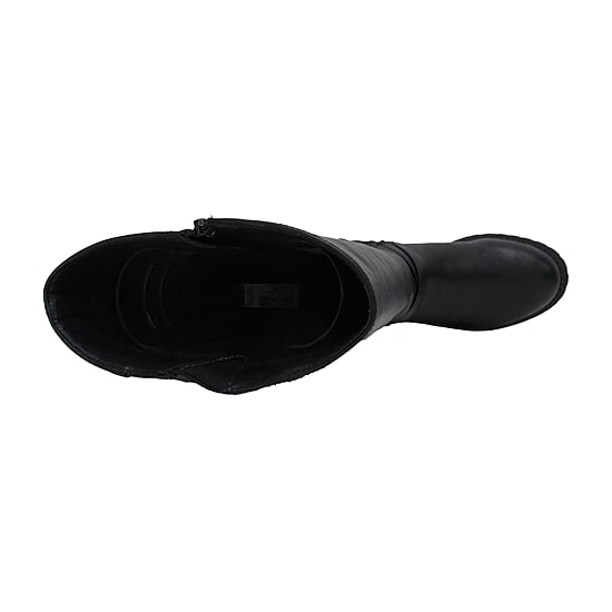 Pop Womens Baldwin Flat Heel Motorcycle Boots
