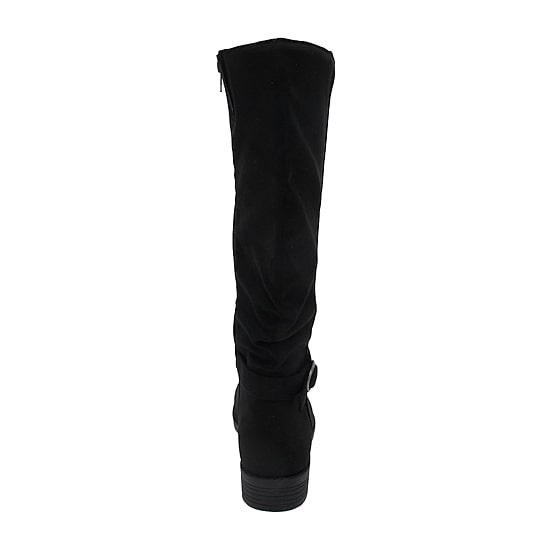 Pop Womens Chambers Flat Heel Slouch Boots