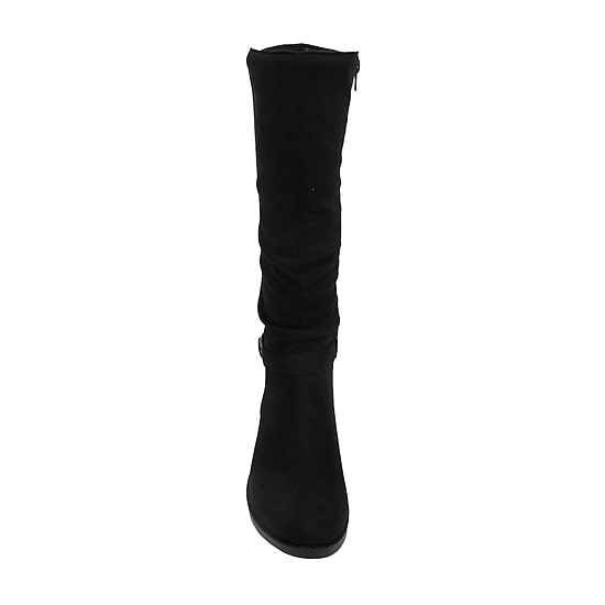 Pop Womens Chambers Flat Heel Slouch Boots