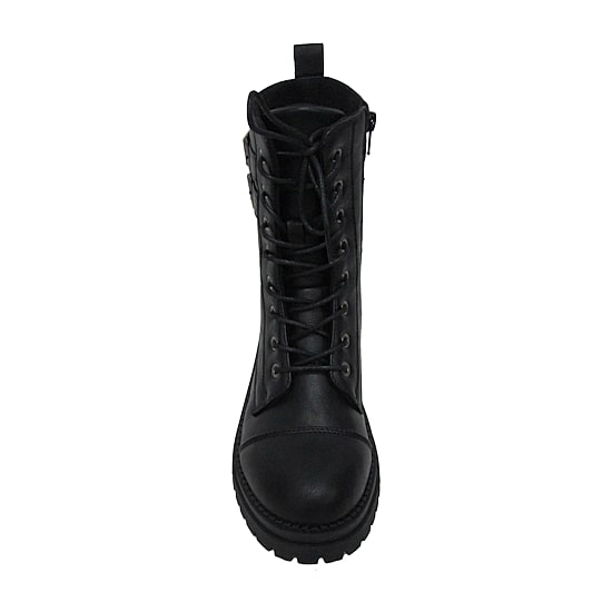 Pop Womens Perlla Block Heel Booties