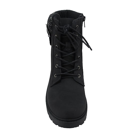 Pop Womens Vega Block Heel Booties