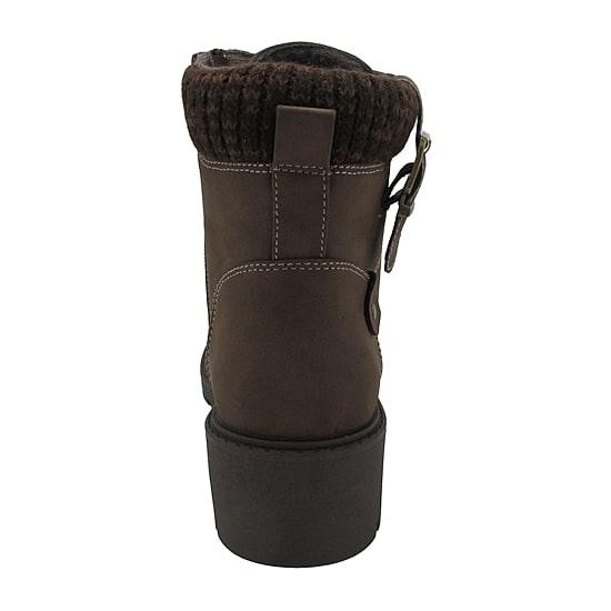 Pop Womens Vega Block Heel Booties